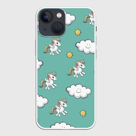 Чехол для iPhone 13 mini с принтом Любовь к единорогам в городе Новоалтайск,  |  | Тематика изображения на принте: unicornis | единорог | инрог | милые | мифическое | символ | сказка | существо | фэн | целомудрие | шуй