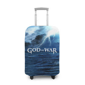 Чехол для чемодана 3D с принтом God of WAR в городе Новоалтайск, 86% полиэфир, 14% спандекс | двустороннее нанесение принта, прорези для ручек и колес | atreus | god of war | god of war 4 | gow | kratos | ps4 | атрей | бог войны | гов | зы4 | кратос | левиафан | мальчик | мимир | мировой змей | пиратs | руны | эксклюзив