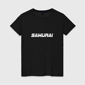 Женская футболка хлопок с принтом SAMURAI 2077 (НА СПИНЕ) в городе Новоалтайск, 100% хлопок | прямой крой, круглый вырез горловины, длина до линии бедер, слегка спущенное плечо | 2019 | cd project red | cyberpunk 2077 | future | hack | night city | samurai | sci fi | v | андроиды | безумие | будущее | ви | город ночи | киберпанк 2077 | логотип | роботы | самураи | фантастика | цифры