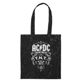 Сумка 3D повседневная с принтом AC/DC run for your life в городе Новоалтайск, 100% полиэстер | Плотность: 200 г/м2; Размер: 34×35 см; Высота лямок: 30 см | ac dc | acdc | acdc ас дс | австралийская | ангус янг | асдс | блюз | группа | крис слэйд | метал | молния | музыка | музыканты | певцы | рок | рок н ролл | стиви янг | хард | хардрок | эксл роуз