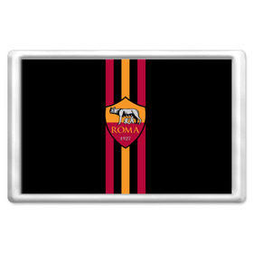 Магнит 45*70 с принтом FC Roma Lines в городе Новоалтайск, Пластик | Размер: 78*52 мм; Размер печати: 70*45 | football | italia | logo | roma | sport | италия | лого | спорт | фк | футбол | футбольный клуб | эмблема
