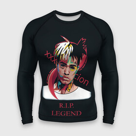 Мужской рашгард 3D с принтом XXXTentacion   RIP Legend 2 в городе Новоалтайск,  |  | legend | r.i.p. | rap | rip | tentacion | xxxtentacion | джасей онфрой | икс | легенда | покойся с миром | рэп | тентаньсьен | тентасьён | тентасьон | экс