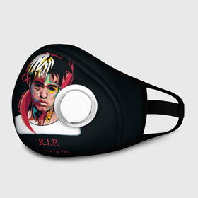 Маска из неопрена с принтом XXXTentacion / RIP Legend 2 в городе Новоалтайск, неопрен 100% | Форма огибающая нос. Резинки для ушей с дополнительной резинкой на затылке. Клапан для выдоха для активного дыхания при занятиях спортом. Эластичный материал маски и окантовки для лучшего растяжения и прилегания маски.  | legend | r.i.p. | rap | rip | tentacion | xxxtentacion | джасей онфрой | икс | легенда | покойся с миром | рэп | тентаньсьен | тентасьён | тентасьон | экс