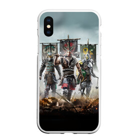 Чехол для iPhone XS Max матовый с принтом For Honor в городе Новоалтайск, Силикон | Область печати: задняя сторона чехла, без боковых панелей | hack | slash | викинги | за честь | история | меч | оружие | рыцарь | самурай | топор | файтинг