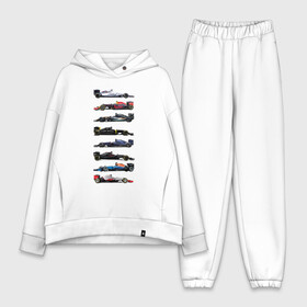 Женский костюм хлопок Oversize с принтом Формула 1 в городе Новоалтайск,  |  | f1 | formula 1 | формула 1