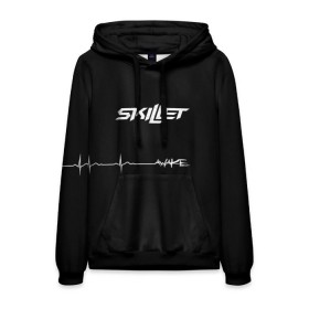 Мужская толстовка 3D с принтом Skillet Awake в городе Новоалтайск, 100% полиэстер | двухслойный капюшон со шнурком для регулировки, мягкие манжеты на рукавах и по низу толстовки, спереди карман-кенгуру с мягким внутренним слоем. | Тематика изображения на принте: skilet | skillet | альтернативный | гранж | группа | джен леджер | джон купер | индастриал | кори купер | метал | ню | пост | рок | сет моррисон | симфоник | скилет | хард | христианский