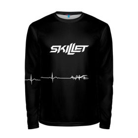 Мужской лонгслив 3D с принтом Skillet Awake в городе Новоалтайск, 100% полиэстер | длинные рукава, круглый вырез горловины, полуприлегающий силуэт | skilet | skillet | альтернативный | гранж | группа | джен леджер | джон купер | индастриал | кори купер | метал | ню | пост | рок | сет моррисон | симфоник | скилет | хард | христианский