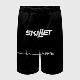 Детские спортивные шорты 3D с принтом Skillet Awake в городе Новоалтайск,  100% полиэстер
 | пояс оформлен широкой мягкой резинкой, ткань тянется
 | skilet | skillet | альтернативный | гранж | группа | джен леджер | джон купер | индастриал | кори купер | метал | ню | пост | рок | сет моррисон | симфоник | скилет | хард | христианский