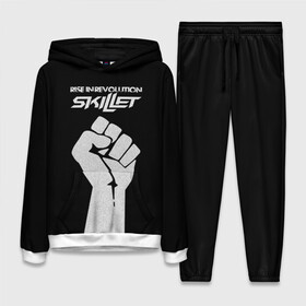 Женский костюм 3D (с толстовкой) с принтом Rise in revolution   Skillet в городе Новоалтайск,  |  | skilet | skillet | альтернативный | гранж | группа | джен леджер | джон купер | индастриал | кори купер | метал | ню | пост | рок | сет моррисон | симфоник | скилет | хард | христианский