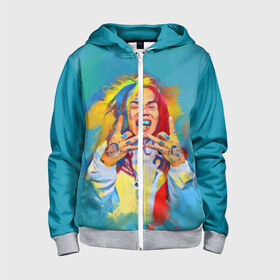 Детская толстовка 3D на молнии с принтом 6IX9INE PAINTS в городе Новоалтайск, 100% полиэстер |  манжеты и пояс оформлены широкой мягкой резинкой, двухслойный капюшон со шнурком для регулировки, спереди карманы и застежка-молния
 | 6ix9ine | sixnine | tekashi