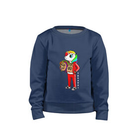 Детский свитшот хлопок с принтом Tekashi в городе Новоалтайск, 100% хлопок | круглый вырез горловины, эластичные манжеты, пояс и воротник | Тематика изображения на принте: 6ix9ine | sixnine | tekashi