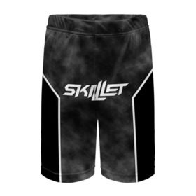 Детские спортивные шорты 3D с принтом Skillet в городе Новоалтайск,  100% полиэстер
 | пояс оформлен широкой мягкой резинкой, ткань тянется
 | skilet | skillet | альтернативный | гранж | группа | джен леджер | джон купер | индастриал | кори купер | метал | ню | пост | рок | сет моррисон | симфоник | скилет | хард | христианский