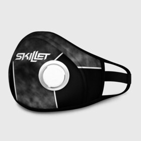 Маска из неопрена с принтом Skillet в городе Новоалтайск, неопрен 100% | Форма огибающая нос. Резинки для ушей с дополнительной резинкой на затылке. Клапан для выдоха для активного дыхания при занятиях спортом. Эластичный материал маски и окантовки для лучшего растяжения и прилегания маски.  | skilet | skillet | альтернативный | гранж | группа | джен леджер | джон купер | индастриал | кори купер | метал | ню | пост | рок | сет моррисон | симфоник | скилет | хард | христианский