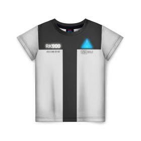 Детская футболка 3D с принтом Connor Detroit: Become Human в городе Новоалтайск, 100% гипоаллергенный полиэфир | прямой крой, круглый вырез горловины, длина до линии бедер, чуть спущенное плечо, ткань немного тянется | ai | android | connor | detroit become human | kara | markus | ps4 | rk 200 | rk 700 | rk 800 | rk 900 | андроиды | детектив | детроит:стать человеком | игра | игры | кара | коннор | конор | кэра | маркус | пиратs | роботы | эксклюзив