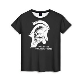 Женская футболка 3D с принтом KOJIMA PRODUCTIONS в городе Новоалтайск, 100% полиэфир ( синтетическое хлопкоподобное полотно) | прямой крой, круглый вырез горловины, длина до линии бедер | hideo kojima | hilermo del toro | kojima productions | norman reedus | бурят гений | гильермо дель торо | кодзима продакшн | леа сейду | лея | мадс миккельсен | норман ридус | хидео кодзима