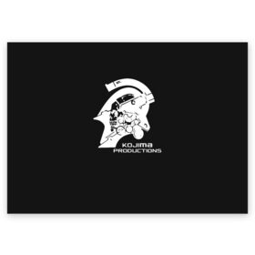 Поздравительная открытка с принтом KOJIMA PRODUCTIONS в городе Новоалтайск, 100% бумага | плотность бумаги 280 г/м2, матовая, на обратной стороне линовка и место для марки
 | Тематика изображения на принте: hideo kojima | hilermo del toro | kojima productions | norman reedus | бурят гений | гильермо дель торо | кодзима продакшн | леа сейду | лея | мадс миккельсен | норман ридус | хидео кодзима