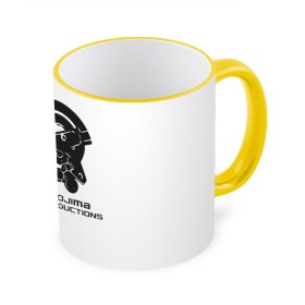 Кружка 3D с принтом KOJIMA PRODUCTIONS в городе Новоалтайск, керамика | ёмкость 330 мл | Тематика изображения на принте: hideo kojima | hilermo del toro | kojima productions | norman reedus | бурят гений | гильермо дель торо | леа сейду | лея | мадс миккельсен | норман ридус | хидео кодзима