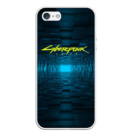 Чехол для iPhone 5/5S матовый с принтом CYBERPUNK 2077 в городе Новоалтайск, Силикон | Область печати: задняя сторона чехла, без боковых панелей | 2019 | cd project red | cyberpunk 2077 | future | hack | night city | samurai | sci fi | андроиды | безумие | будущее | город ночи | киберпанк 2077 | логотип | роботы | самураи | фантастика | цифры