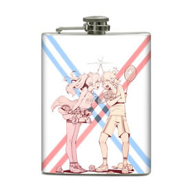 Фляга с принтом Darling in the Franxx в городе Новоалтайск, металлический корпус | емкость 0,22 л, размер 125 х 94 мм. Виниловая наклейка запечатывается полностью | darling | darling in the franxx | franxx | miku | zorome | милый | милый во франкcе | франкс