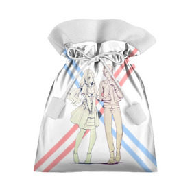 Подарочный 3D мешок с принтом Darling in the Franxx в городе Новоалтайск, 100% полиэстер | Размер: 29*39 см | darling | darling in the franxx | franxx | kokoro | mitsuru | милый | милый во франкcе | франкс