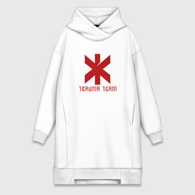 Платье-худи хлопок с принтом TRAUMA TEAM  CYBERPUNK 2077 в городе Новоалтайск,  |  | 2019 | cd project red | cyberpunk 2077 | future | hack | night city | samurai | sci fi | trauma team | андроиды | безумие | будущее | город ночи | киберпанк 2077 | логотип | роботы | самураи | фантастика | цифры