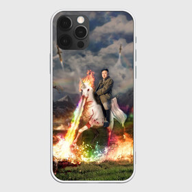 Чехол для iPhone 12 Pro Max с принтом Ким чен ын на Единороге в городе Новоалтайск, Силикон |  | 