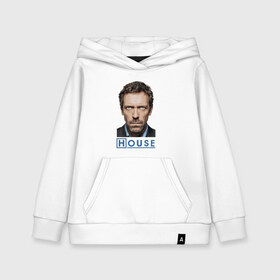 Детская толстовка хлопок с принтом Доктор Хаус в городе Новоалтайск, 100% хлопок | Круглый горловой вырез, эластичные манжеты, пояс, капюшен | everybody lies | house m.d. | все лгут | доктор хаус | хью лори