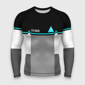 Мужской рашгард 3D с принтом Detroit: Become Human в городе Новоалтайск,  |  | android | dbh | detroit | detroit become human | deviant | game | gamer | rk 800 | андроид | девиант | детройт | игра | костюм