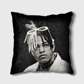 Подушка 3D с принтом XXXTENTANCION в городе Новоалтайск, наволочка – 100% полиэстер, наполнитель – холлофайбер (легкий наполнитель, не вызывает аллергию). | состоит из подушки и наволочки. Наволочка на молнии, легко снимается для стирки | memory | rip | xxx | xxxtentacion | память | репер | тентасьон