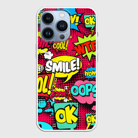 Чехол для iPhone 13 Pro с принтом Стиль pop art в городе Новоалтайск,  |  | Тематика изображения на принте: pop art | style | безумство | комикс | лейблы | микс | поп арт | яркие | яркое | яркости