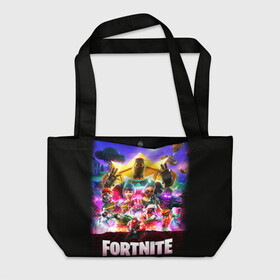 Пляжная сумка 3D с принтом Fortnite Королевская Битва в городе Новоалтайск, 100% полиэстер | застегивается на металлическую кнопку; внутренний карман застегивается на молнию. Стенки укреплены специальным мягким материалом, чтобы защитить содержимое от несильных ударов
 | battle | epic | fortnite | games | heroes | logo | ninja | raven | royale | битва | боевой | ворон | герои | кефир | королевская | лого | логотип | ниндзя | пропуск | топ 1 | фартнайт | фортнайт | эпик