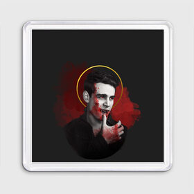 Магнит 55*55 с принтом Simon Lewis в городе Новоалтайск, Пластик | Размер: 65*65 мм; Размер печати: 55*55 мм | Тематика изображения на принте: freeform | shadowhunters | доминик шервуд | клэри фрэй | кэтрин макнамара | фэнтази