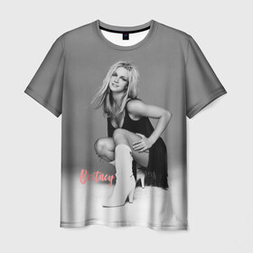 Мужская футболка 3D с принтом Britney _ в городе Новоалтайск, 100% полиэфир | прямой крой, круглый вырез горловины, длина до линии бедер | Тематика изображения на принте: baby one more time | britney spears | oops | бритни спирс