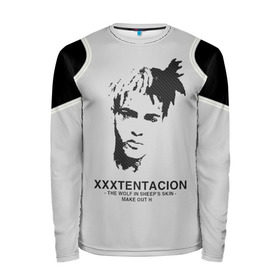 Мужской лонгслив 3D с принтом XXXTentacion в городе Новоалтайск, 100% полиэстер | длинные рукава, круглый вырез горловины, полуприлегающий силуэт | bad | dead | death | geometry | rap | revenge | rip | texture | usa | xxxtentacion | геометрия | джасей дуэйн онфрой | зарубежный реп | исполнитель | карбон | музыкант | ревендж | реп | рэп | рэпер | текстура