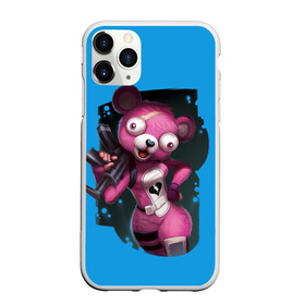 Чехол для iPhone 11 Pro матовый с принтом Cuddle Team Leader в городе Новоалтайск, Силикон |  | Тематика изображения на принте: battle royale | cuddle | fortnite | leader | битва | королевская | ниндзя | розовый медведь | фортнайт