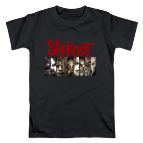 Мужская футболка хлопок с принтом Slipknot в городе Новоалтайск, 100% хлопок | прямой крой, круглый вырез горловины, длина до линии бедер, слегка спущенное плечо. | slipknot | альтернативный | грув | джей вайнберг | кользящий узел | крис фен | крэйг джонс | метал | мик томсон | музыка | ню | петля | рок | сид уилсон | слайпкнот | слипкнот | слипнот | удавка