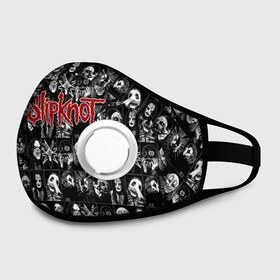 Маска из неопрена с принтом Slipknot в городе Новоалтайск, неопрен 100% | Форма огибающая нос. Резинки для ушей с дополнительной резинкой на затылке. Клапан для выдоха для активного дыхания при занятиях спортом. Эластичный материал маски и окантовки для лучшего растяжения и прилегания маски.  | Тематика изображения на принте: slipknot | альтернативный | грув | джей вайнберг | кользящий узел | крис фен | крэйг джонс | метал | мик томсон | музыка | ню | петля | рок | сид уилсон | слайпкнот | слипкнот | слипнот | удавка