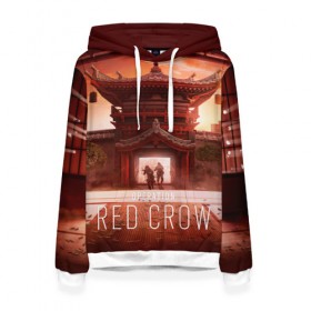 Женская толстовка 3D с принтом Operation Red Crow в городе Новоалтайск, 100% полиэстер  | двухслойный капюшон со шнурком для регулировки, мягкие манжеты на рукавах и по низу толстовки, спереди карман-кенгуру с мягким внутренним слоем. | 