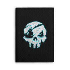 Обложка для автодокументов с принтом Sea of Thieves в городе Новоалтайск, натуральная кожа |  размер 19,9*13 см; внутри 4 больших “конверта” для документов и один маленький отдел — туда идеально встанут права | action | adventure | боевик | графика | мульт | остров | пираты | череп