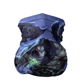Бандана-труба 3D с принтом Darksiders II: Death Lives в городе Новоалтайск, 100% полиэстер, ткань с особыми свойствами — Activecool | плотность 150‒180 г/м2; хорошо тянется, но сохраняет форму | ад | апокалипсис | война | тьма
