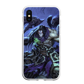 Чехол для iPhone XS Max матовый Darksiders II Death Lives: в городе Новоалтайск, Силикон | Область печати: задняя сторона чехла, без боковых панелей | ад | апокалипсис | война | тьма