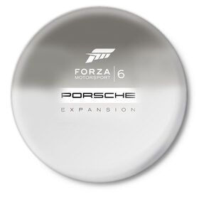 Значок с принтом Forza Motorsport 6 в городе Новоалтайск,  металл | круглая форма, металлическая застежка в виде булавки | gear | top | авангард | вип | гонки | машина | офф | порше | сиквел | сила | скорость | спин