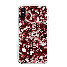 Чехол для iPhone XS Max матовый с принтом Ярость аниме в городе Новоалтайск, Силикон | Область печати: задняя сторона чехла, без боковых панелей | ahegao | anime | manga | злость | комиксы | красный | крик | лица | лицо | манга | паттрен | фрагменты