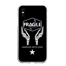 Чехол для iPhone XS Max матовый с принтом FRAGILE EXPRESS в городе Новоалтайск, Силикон | Область печати: задняя сторона чехла, без боковых панелей | fragile express | hideo kojima | hilermo del toro | kojima productions | norman reedus | бурят гений | гильермо дель торо | кодзима | кодзима продакшн | леа сейду | лея | мадс миккельсен | норман ридус | хидео кодзима