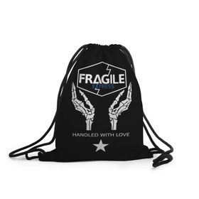 Рюкзак-мешок 3D с принтом FRAGILE EXPRESS в городе Новоалтайск, 100% полиэстер | плотность ткани — 200 г/м2, размер — 35 х 45 см; лямки — толстые шнурки, застежка на шнуровке, без карманов и подкладки | fragile express | hideo kojima | hilermo del toro | kojima productions | norman reedus | бурят гений | гильермо дель торо | кодзима | кодзима продакшн | леа сейду | лея | мадс миккельсен | норман ридус | хидео кодзима