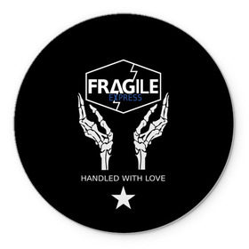 Коврик круглый с принтом FRAGILE EXPRESS в городе Новоалтайск, резина и полиэстер | круглая форма, изображение наносится на всю лицевую часть | Тематика изображения на принте: fragile express | hideo kojima | hilermo del toro | kojima productions | norman reedus | бурят гений | гильермо дель торо | кодзима | кодзима продакшн | леа сейду | лея | мадс миккельсен | норман ридус | хидео кодзима