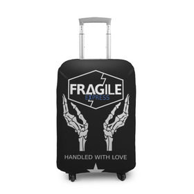Чехол для чемодана 3D с принтом FRAGILE EXPRESS в городе Новоалтайск, 86% полиэфир, 14% спандекс | двустороннее нанесение принта, прорези для ручек и колес | fragile express | hideo kojima | hilermo del toro | kojima productions | norman reedus | бурят гений | гильермо дель торо | кодзима | кодзима продакшн | леа сейду | лея | мадс миккельсен | норман ридус | хидео кодзима