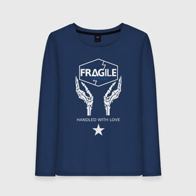 Женский лонгслив хлопок с принтом FRAGILE EXPRESS в городе Новоалтайск, 100% хлопок |  | fragile express | hideo kojima | hilermo del toro | kojima productions | norman reedus | бурят гений | гильермо дель торо | кодзима | кодзима продакшн | леа сейду | лея | мадс миккельсен | норман ридус | хидео кодзима