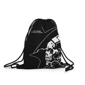 Рюкзак-мешок 3D с принтом LUDENS   KOJIMA PRODUCTIONS в городе Новоалтайск, 100% полиэстер | плотность ткани — 200 г/м2, размер — 35 х 45 см; лямки — толстые шнурки, застежка на шнуровке, без карманов и подкладки | hideo kojima | hilermo del toro | kojima productions | ludens | norman reedus | бурят гений | гильермо дель торо | кодзима | кодзима продакшн | леа сейду | лея | люденс | мадс миккельсен | норман ридус | хидео кодзима