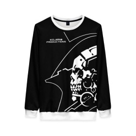 Женский свитшот 3D с принтом LUDENS   KOJIMA PRODUCTIONS в городе Новоалтайск, 100% полиэстер с мягким внутренним слоем | круглый вырез горловины, мягкая резинка на манжетах и поясе, свободная посадка по фигуре | hideo kojima | hilermo del toro | kojima productions | ludens | norman reedus | бурят гений | гильермо дель торо | кодзима | кодзима продакшн | леа сейду | лея | люденс | мадс миккельсен | норман ридус | хидео кодзима